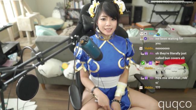 Twitch女主播因cos春丽被封禁 因其有强烈性暗示