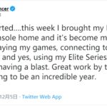 Xbox老大推特炫耀玩上自家新主机 暗示开发顺利与向下兼容