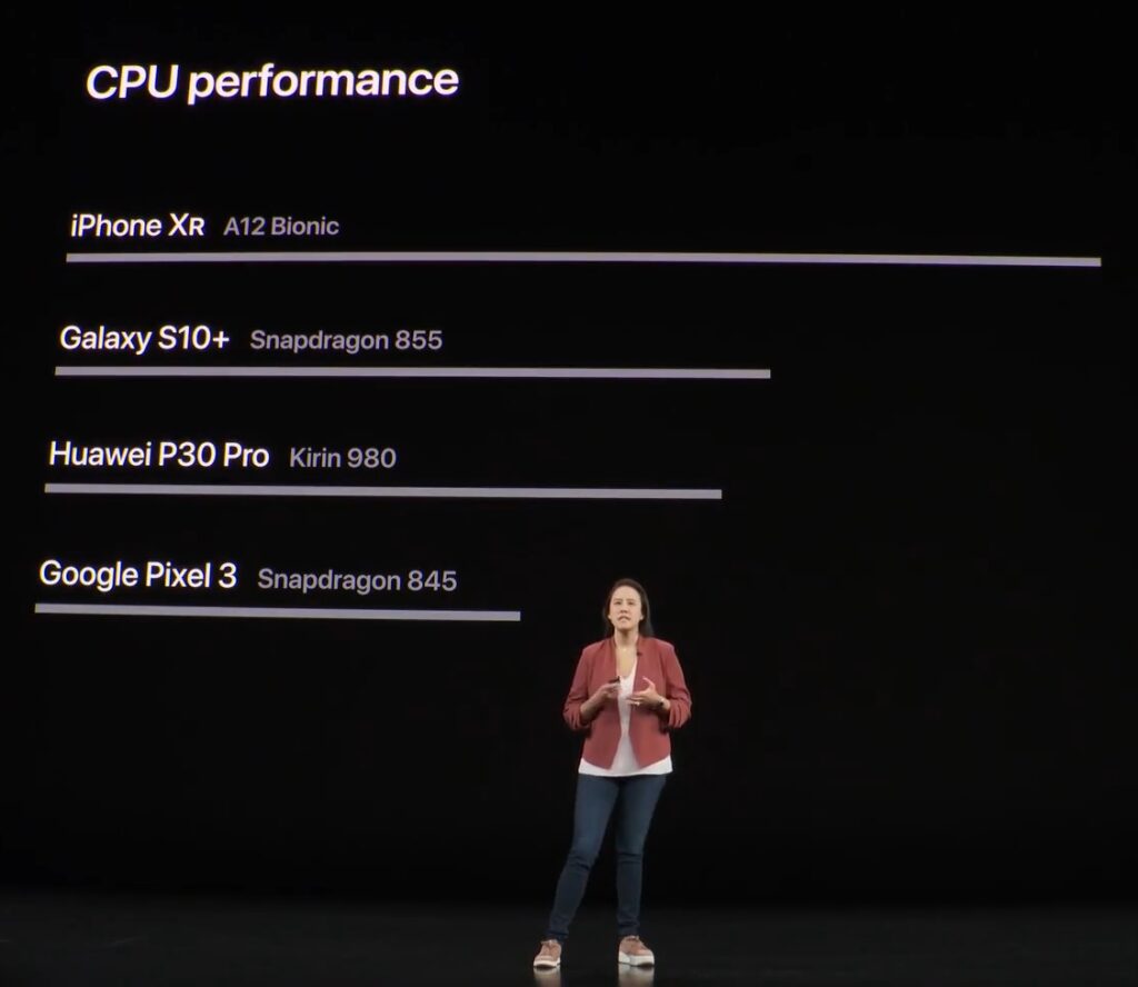 苹果首次对比华为：iPhone11芯片性能远超麒麟980